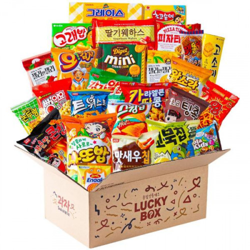 럭키 프리미엄 종합과자 선물박스 1호