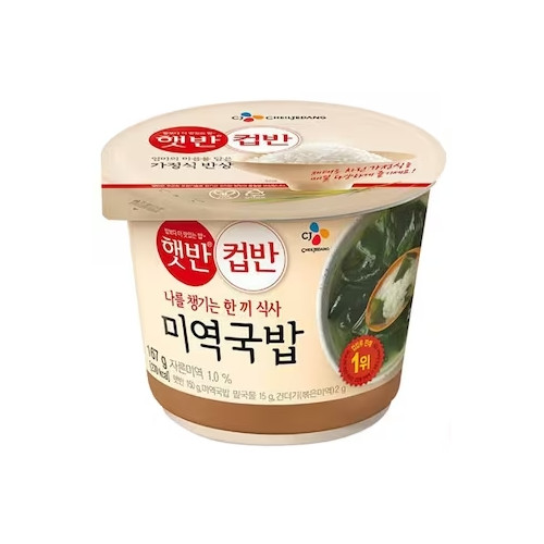 CJ 햇반 컵반 미역국밥 X 6개