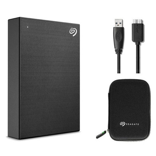 씨게이트 One Touch HDD 외장하드 STKZ5000400 데이터복구+암호화 기능+파우치+USB케이블 (5TB)