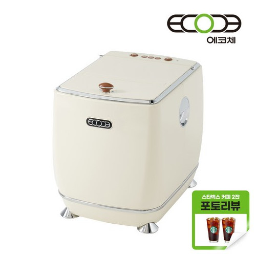 (포토리뷰) 에코체 음식물처리기 건조 분쇄기 4L 아이보리 ECC-888