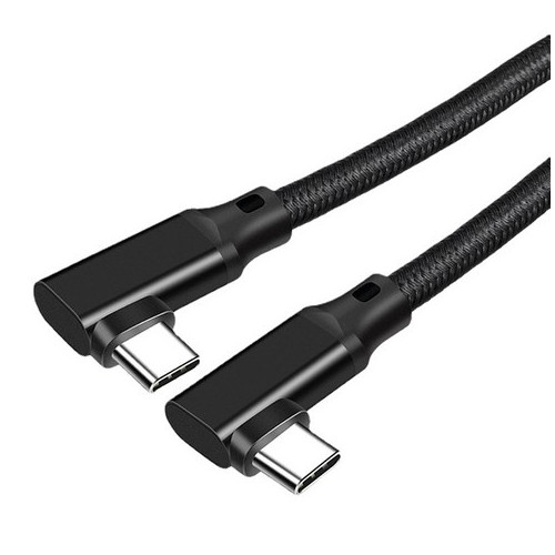 바라보고 USB 3.2 C타입-C타입 GEN2 4k 더블 ㄱ자 고속케이블 20Gbps