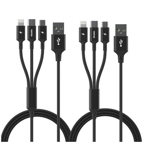 요이치 마운틴 베타 K 3in1 멀티 고속 충전 케이블 2개