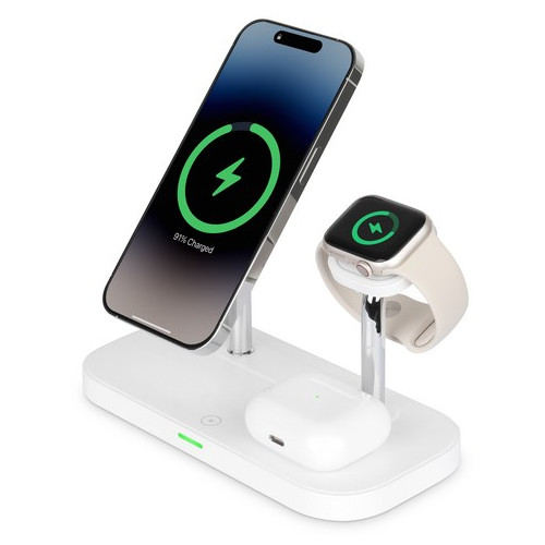 모잇 3in1 맥세이프 무선충전기 아이폰 애플워치 인테리어 무드등 거치대