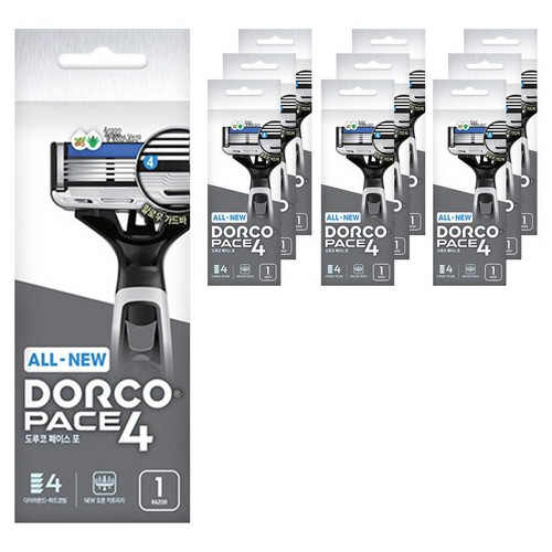 도루코 ALL NEW 페이스 포 4중날 일회용 면도기 FRC100-1P, 1개입, 10개