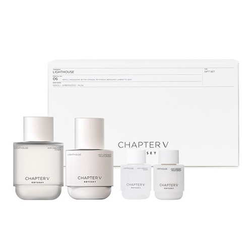 오딧세이 챕터파이브 라이트하우스 토너 140ml + 30ml + 모이스처라이저 110ml + 30ml 세트