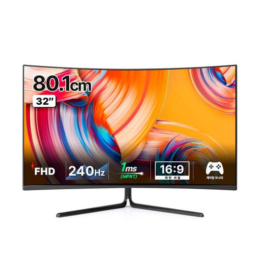 한성컴퓨터 FHD 게이밍 커브드 모니터