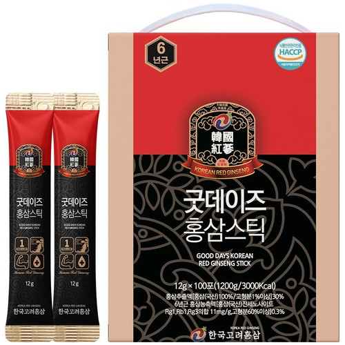 한국고려홍삼 굿데이즈 홍삼스틱 100p