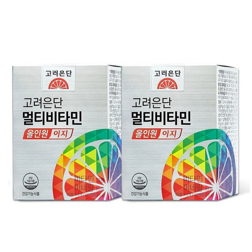 고려은단 멀티비타민 올인원 이지 120정, 120정, 2개