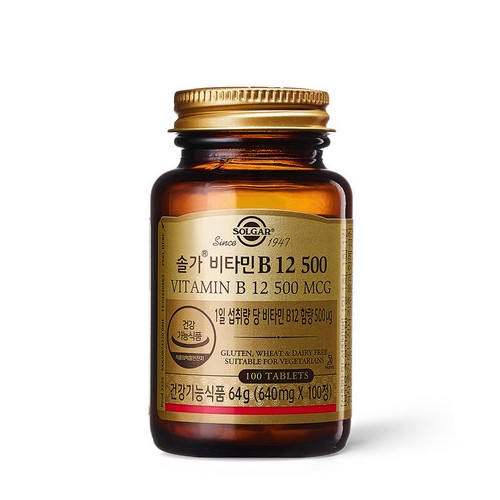 솔가 비타민 B12 500, 100정, 1개