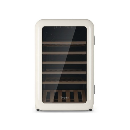 매직쉐프 레트로 컴프레셔 프리미엄 와인셀러 49병 크림베이지 MEW-HR49W