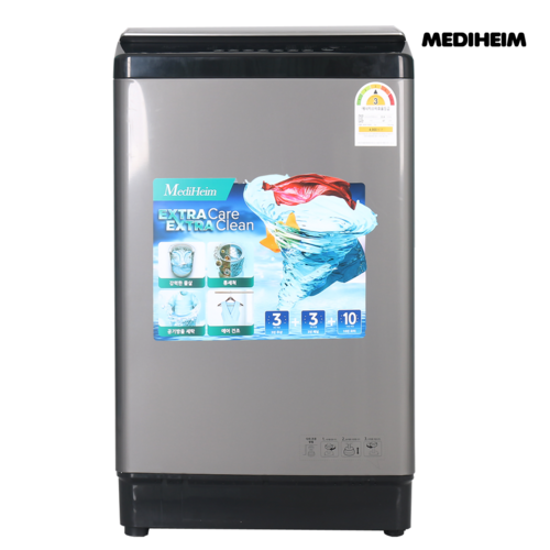 메디하임 10kg 에어건조 통돌이 버블 세탁기 MHW-100HW
