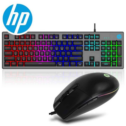 HP 유선 데스크탑 세트 KM300F 블랙 키보드 마우스