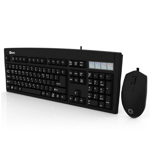 QSENN 유선 키보드 마우스 세트