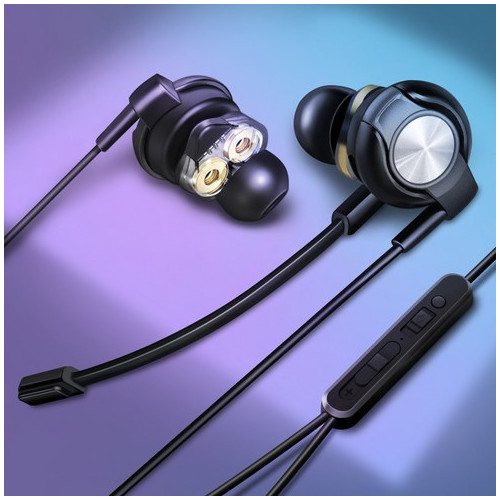 홈플래닛 Dual드라이버 게이밍 이어폰 + 분리형 마이크