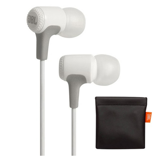 JBL 엉킴방지 패브릭 케이블 이어폰 + 휴대용 파우치