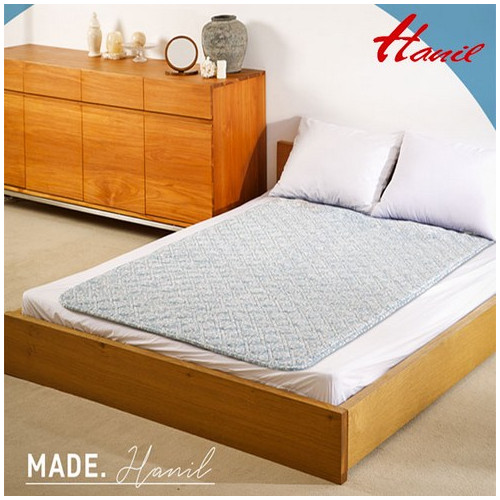 한일전기 프리미엄 탄소 그래핀 극세사 전기매트 싱글 전기요 전기장판 플라워 1인용