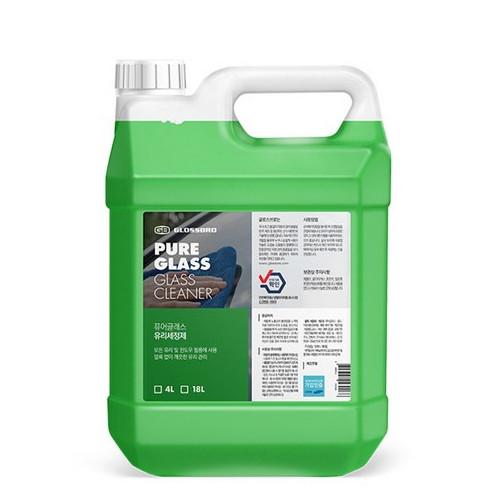 글로스브로 퓨어글래스 유리세정제 4L