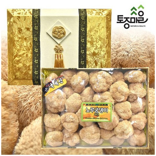 토종마을 노루궁뎅이버섯 선물세트 한지포장 250g