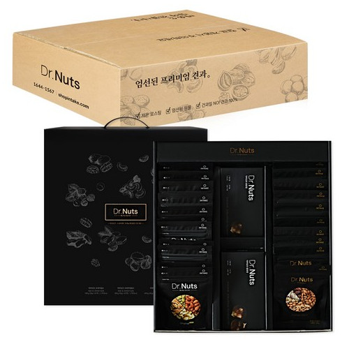 닥터넛츠 프리미엄 하루견과 오리지널 28g x 10p + 프리미엄골드 28g x 10p + 밤양갱 40g x 10p
