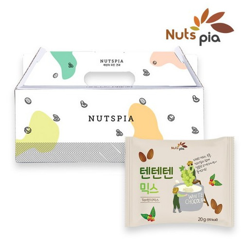 넛츠피아 텐텐텐믹스 하루견과, 20g, 25개입