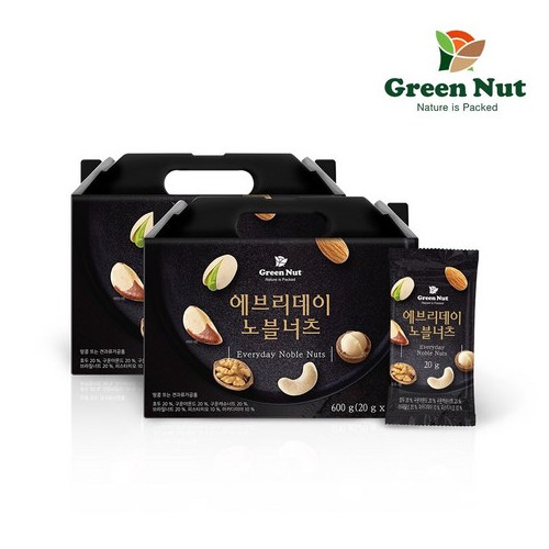 [그린너트] 에브리데이 노블너츠 20g 30봉입 2세트