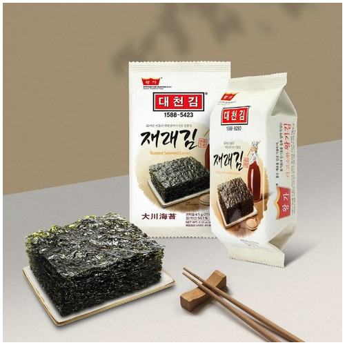 왕가대천김 재래도시락김 108봉