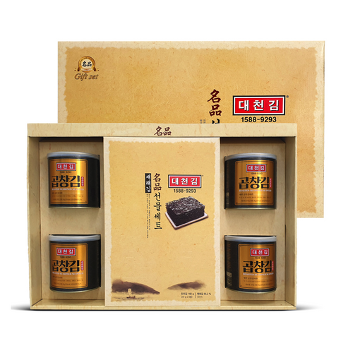 대천김 곱창김 4p + 재래김 8p