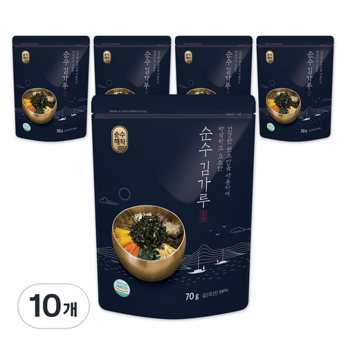 순수해작 순수 김가루 10P