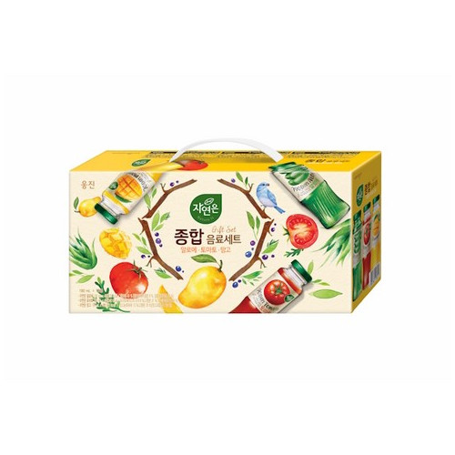 자연은 종합음료세트, 180ml, 48개