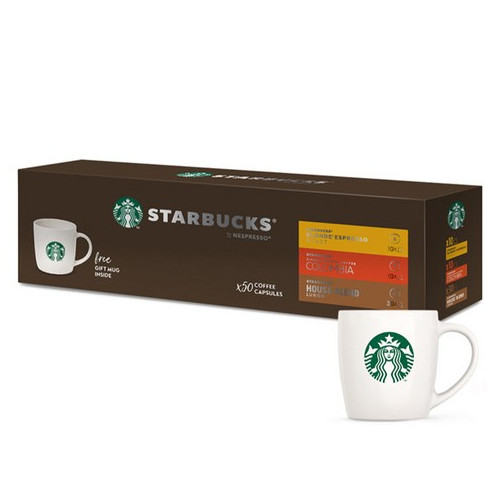스타벅스 네스프레소 캡슐 커피세트, 블론드 에스프레소 ..., 1세트