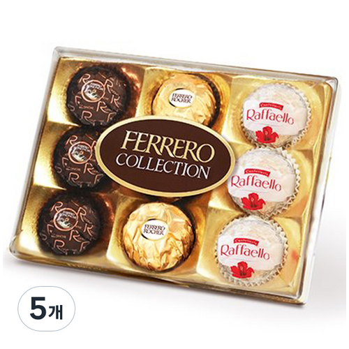 페레로로쉐 콜렉션 T9 초콜릿 세트, 97g, 5개