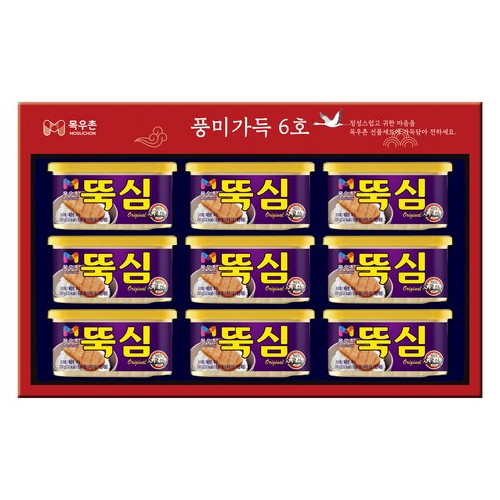 목우촌 풍미가득 6호 돈육 통조림 세트, 1세트