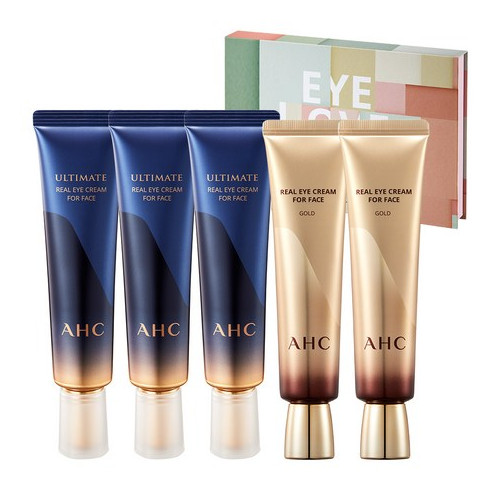 AHC 얼티밋 리얼 아이크림 포페이스 골드플러스 2종세트
