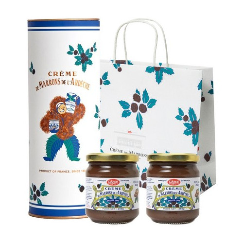 크렘드마롱 밤잼 비쥬 250g x 2p 선물세트 + 쇼핑백