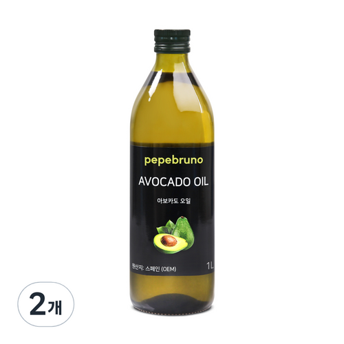 페페브루노 아보카도 오일, 1L, 2개