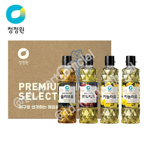 청정원 선물세트 고급유3호 x 1세트_ 쇼핑백 포함