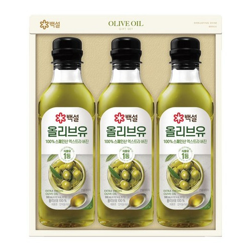 ITF CJ 추석선물세트 백설 압착 올리브유 2호