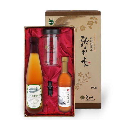 향지촌 천연발효식초 달콤세트-달콤수세미 수세미발효액 설선물세트